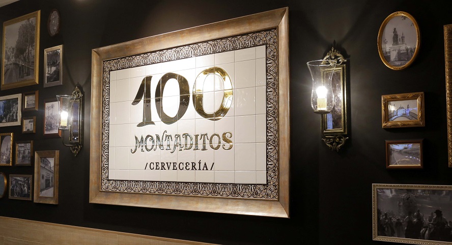 100 MONTADITOS RENUEVA SU IMAGEN A LAS PUERTAS DE SU 20 ANIVERSARIO