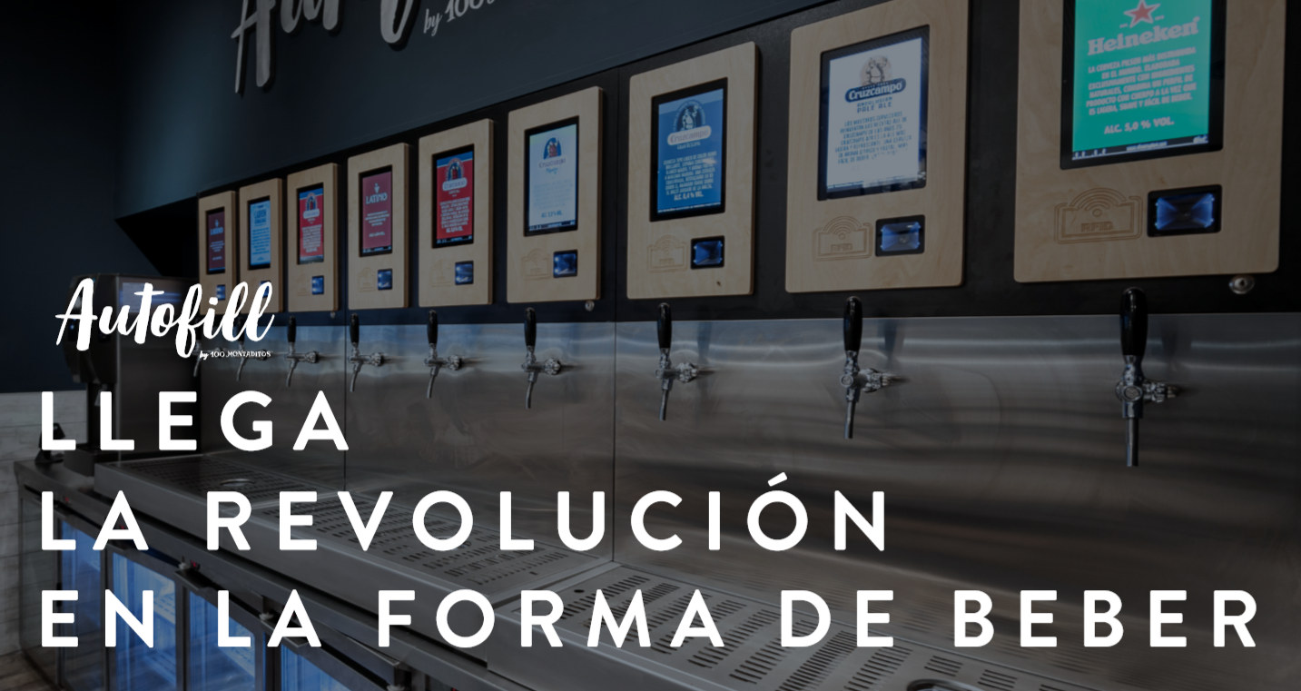 100 MONTADITOS REVOLUCIONA LA FORMA DE CONSUMIR CERVEZA CON AUTOFILL